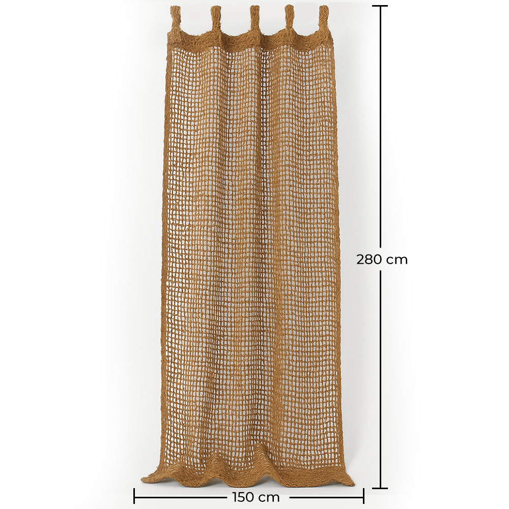 Rideau d'ombrage en fibre de coco 2,8x1,5M – Voile d'ombrage 100 % naturel