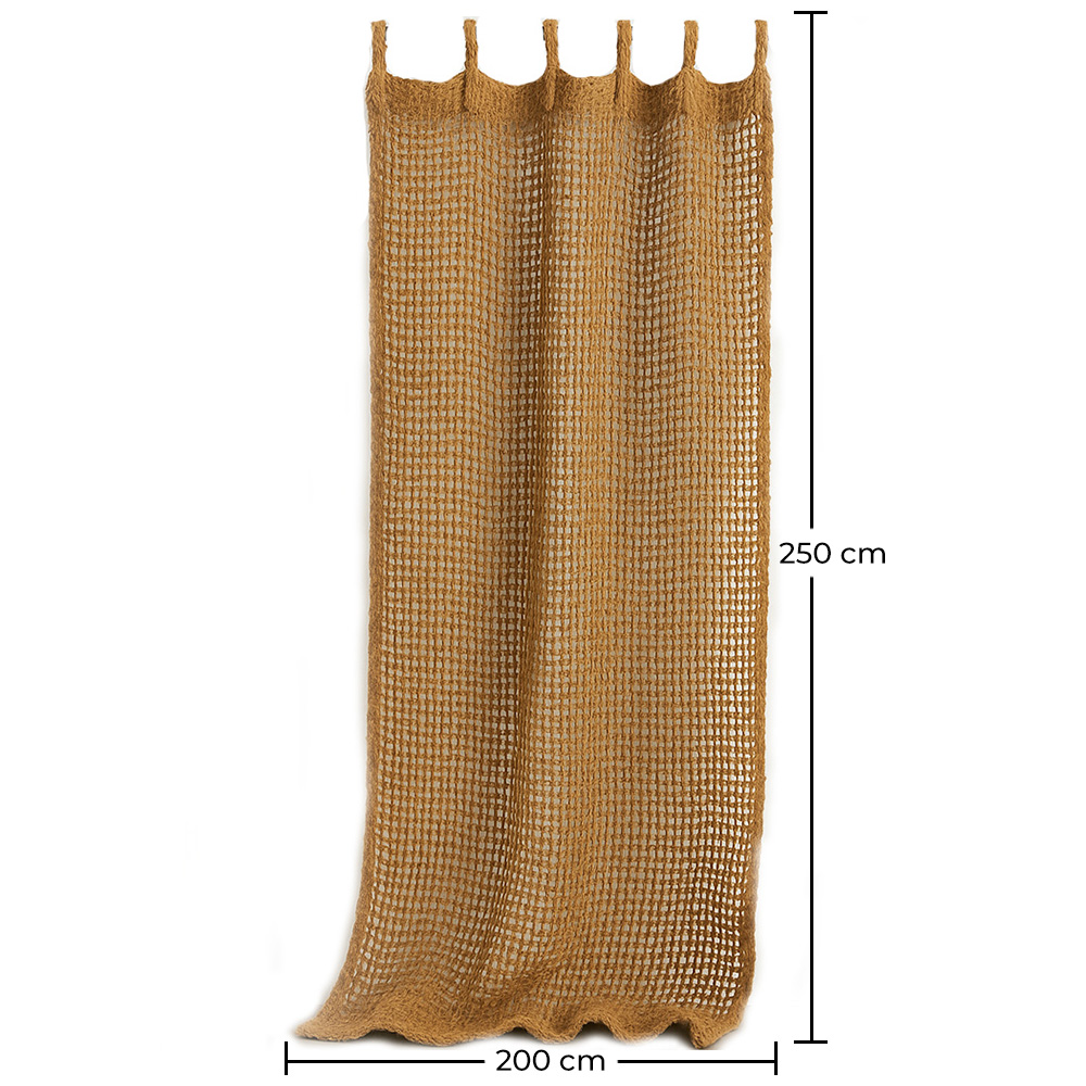 Rideau d'ombrage en fibre de coco 2,5x2M – Voile d'ombrage 100 % naturel