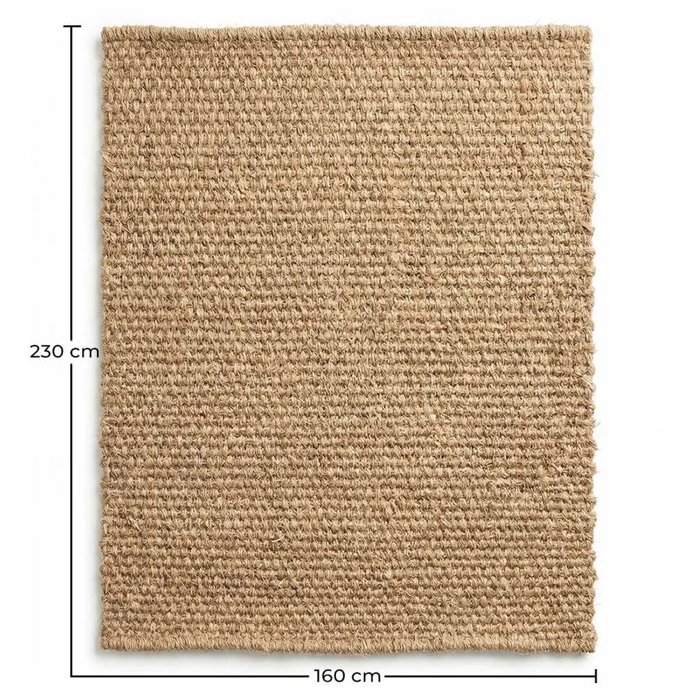 Rug Natural Coir Fiber 230x160 cm – Indoor & Outdoor Use – Mahou image 10