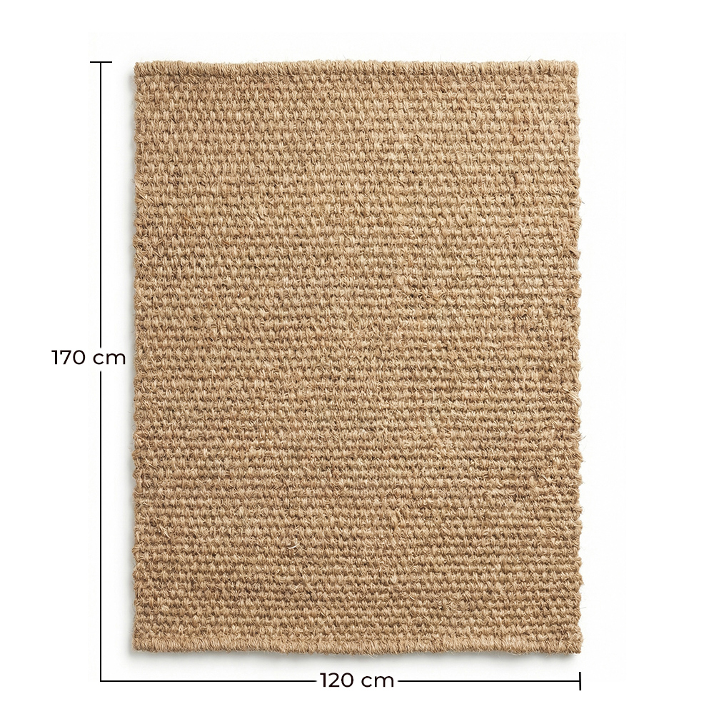 Rug Natural Coir Fiber 170x120 cm – Indoor & Outdoor Use – Mahou