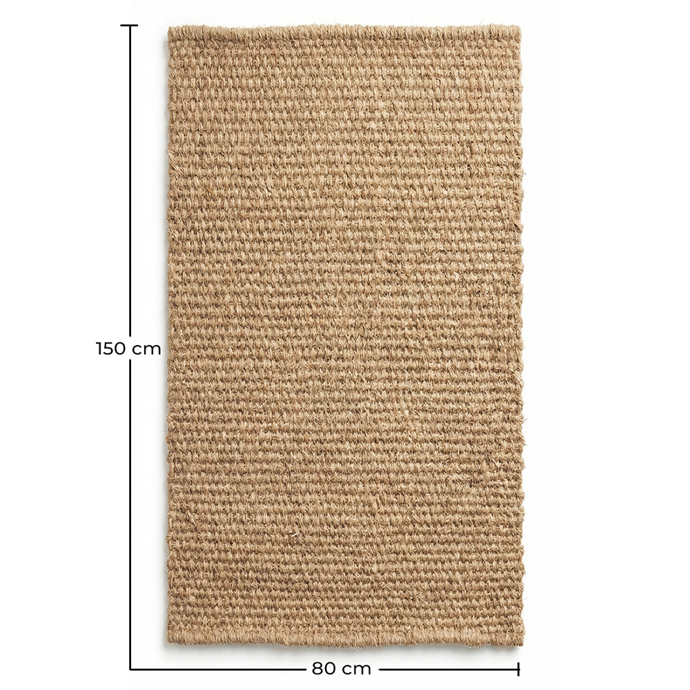 Rug Natural Coir Fiber 150x80cm  – Indoor & Outdoor Use – Mahou