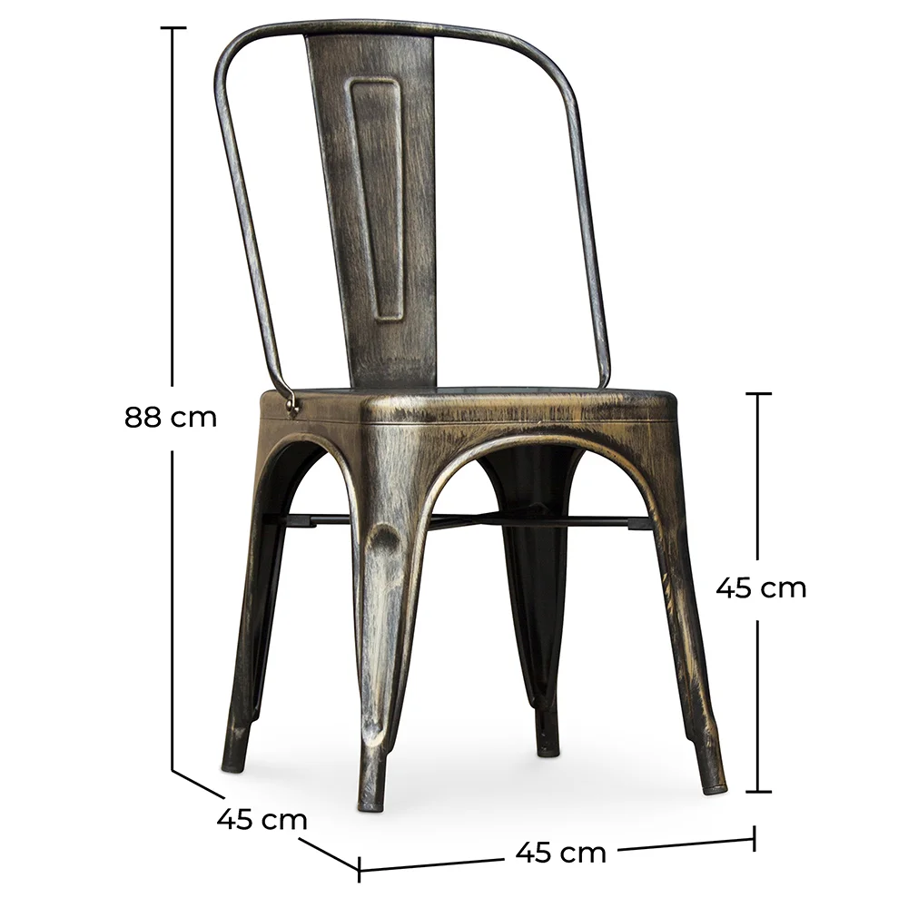 Steel Dining Chair - Industrial Design - New Edition - Stylix image 10