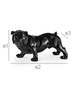 Decorative sculpture design Bulldog - Resin image 10