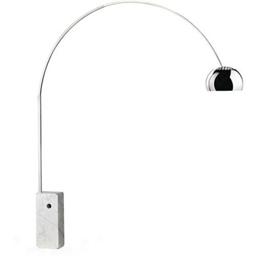 Purchase Arc Style Marble Lamp with Square Base Online in the UK