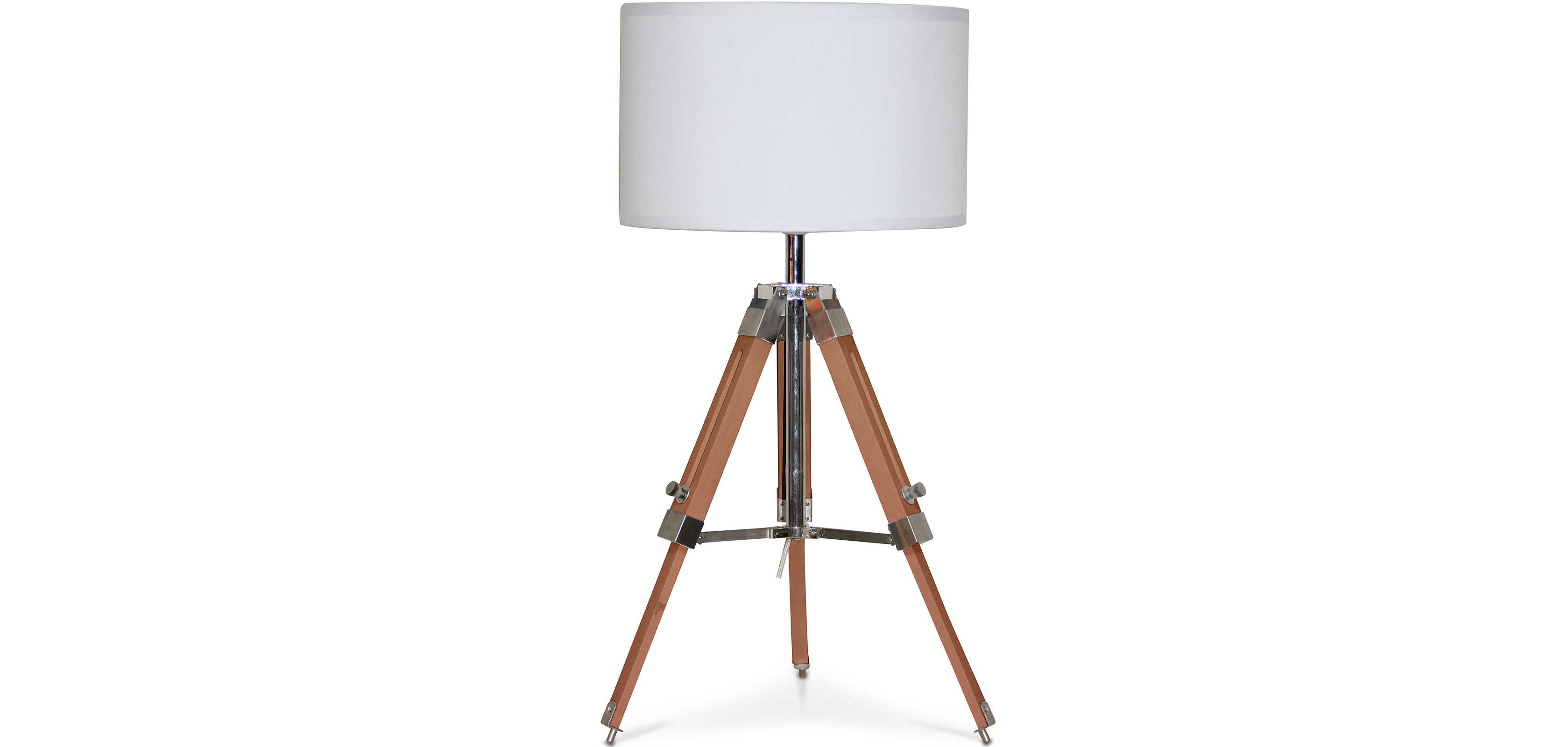 Tripod Desk Lamp Cylindrical White Lampshade Height Adjule In Stock Presentation Of Tripod Desk Lamp