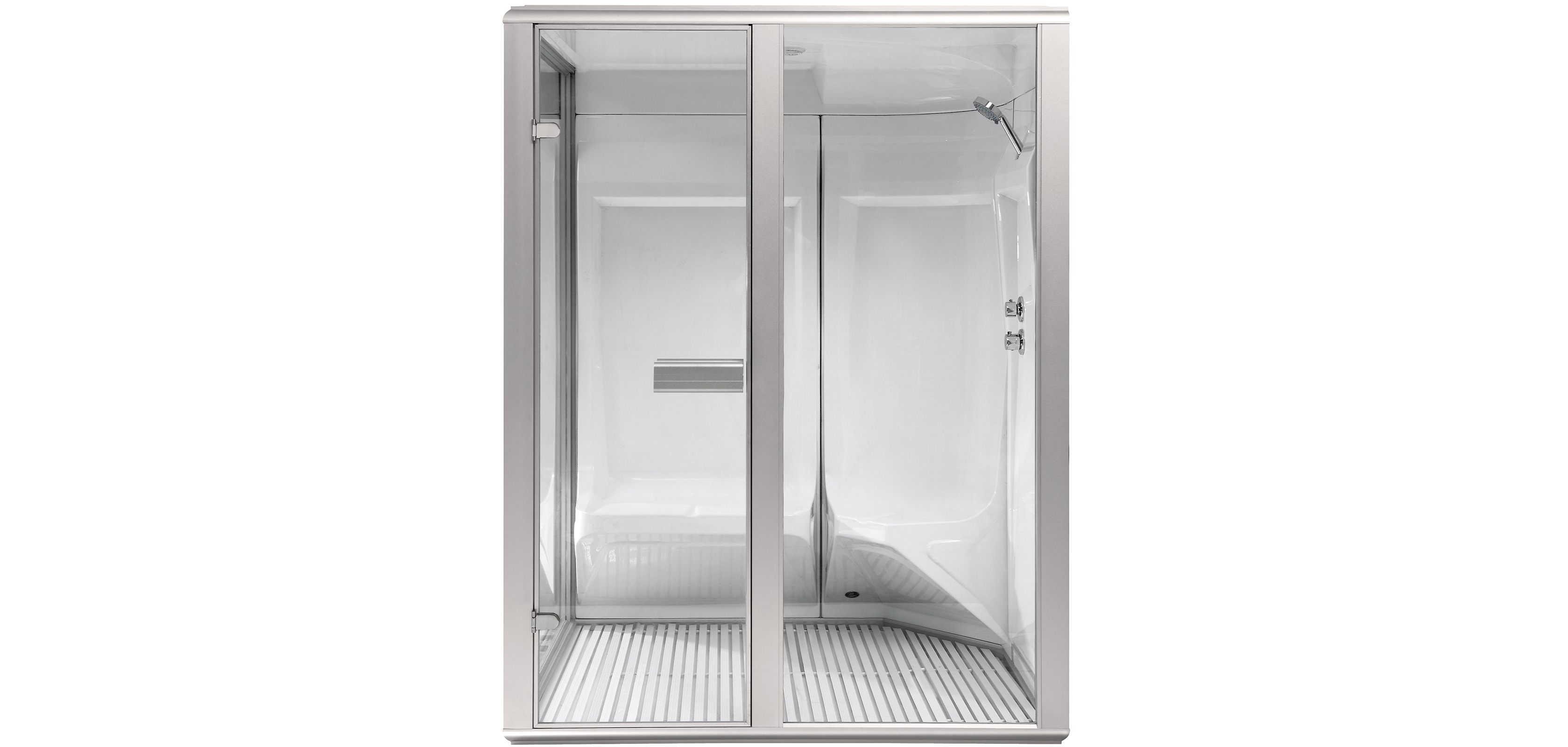 Buy Steam Room Hammam Unit 2 Seats White 30810 in the UK Privatefloor