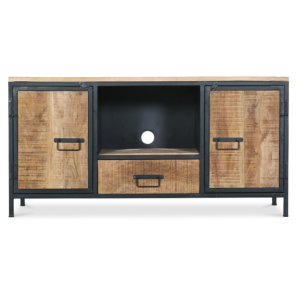 Buy Vintage industrial metal Tv Natural wood 58467 in the