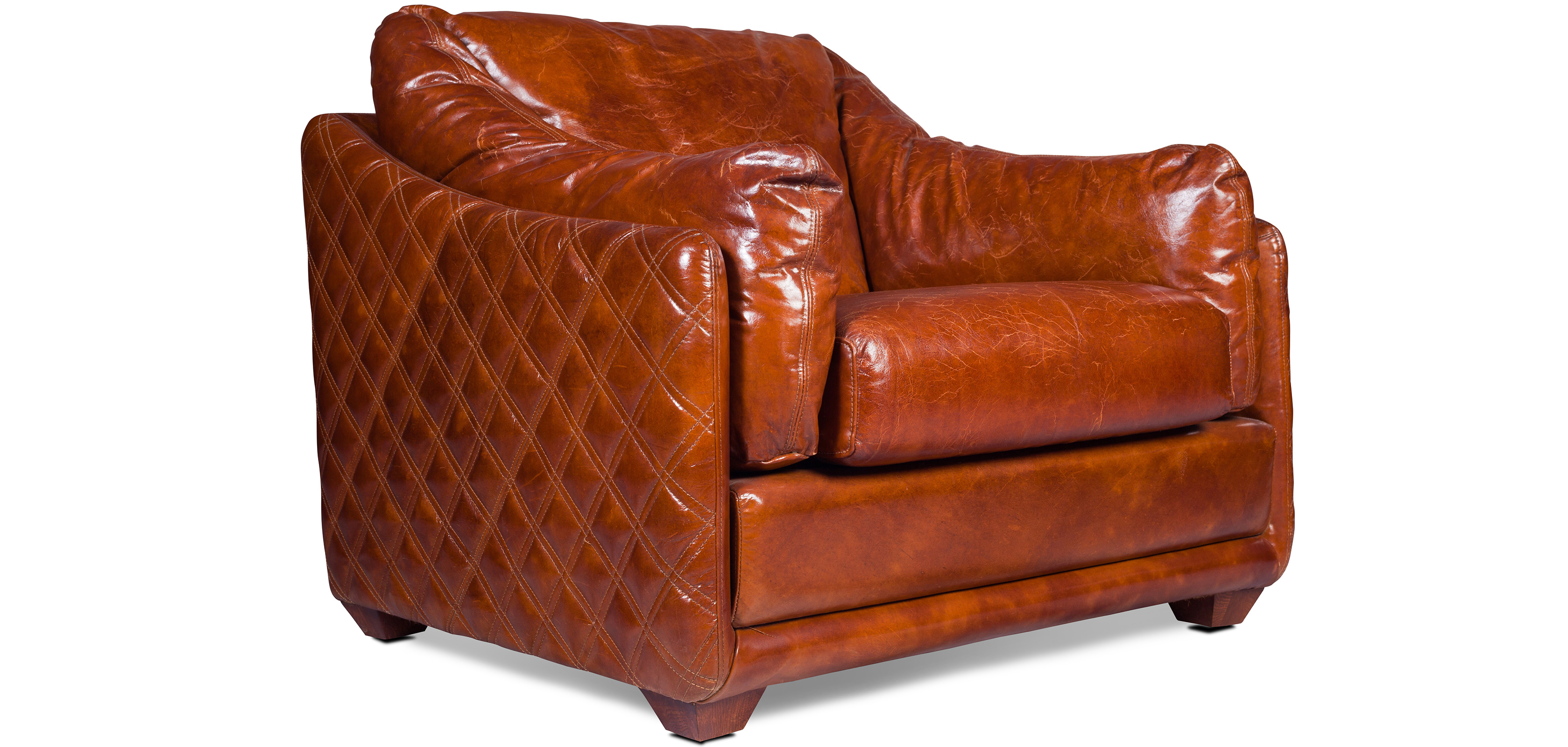 Buy Vintage Armchair Premium Leather Vintage brown 36716 in the