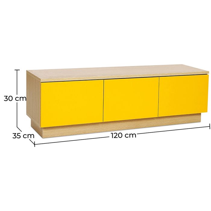 Ikea yellow tv stand deals
