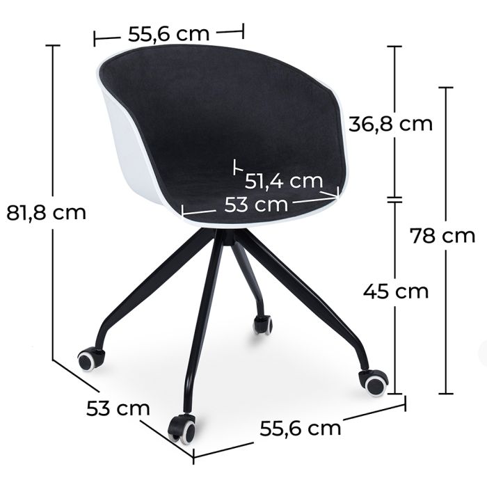 Office chair for 36 inch 2025 desk