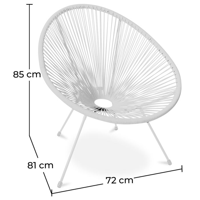 White shop acapulco chair