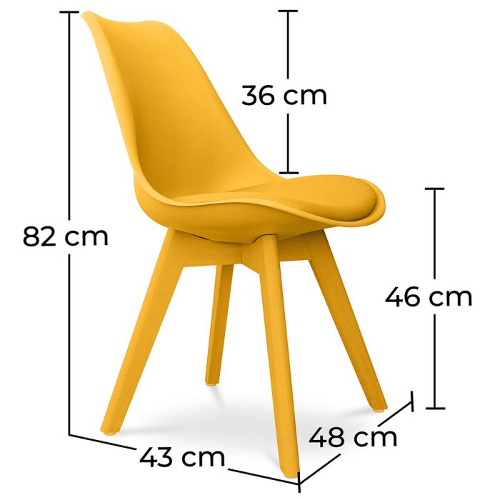 Buy Wooden Desk Set Scandinavian Design Andor Dining Chair