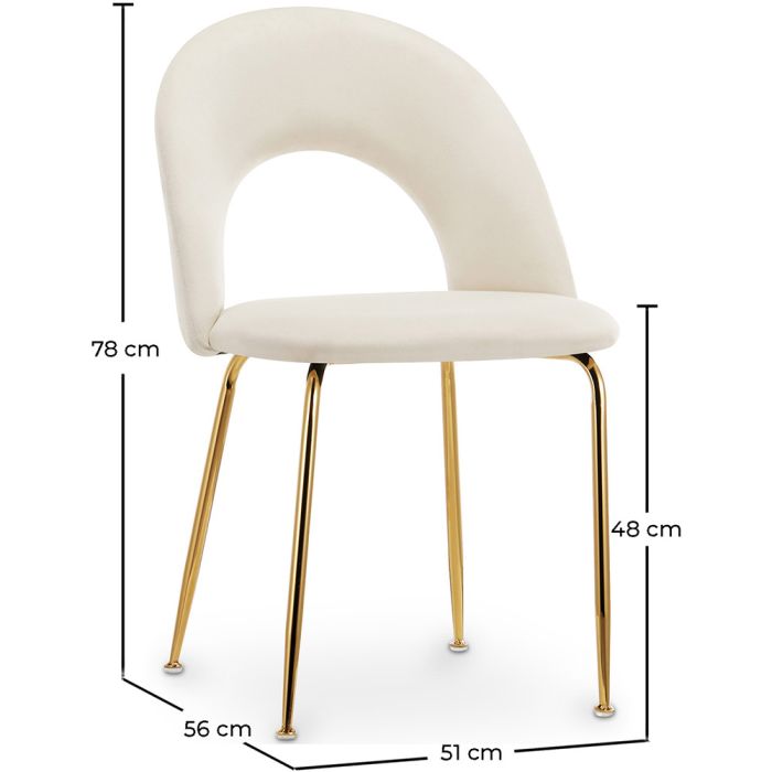 Cream colored upholstered dining chairs deals