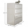 Buy Design chest of drawers Aviator aluminium Silver 26726 Home delivery