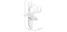 Wall Decoration - White Deer Head - Uka image 7
