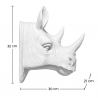Buy Rhino Bust Wall decor - Resin White 55733 in the Europe