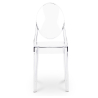 Buy Pack of 4 Dining Chairs Transparent - Victoria Queen Grey transparent 16459 - prices