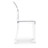 Buy Pack of 4 Dining Chairs Transparent - Victoria Queen Grey transparent 16459 in the Europe