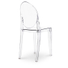 Buy Pack of 4 Dining Chairs Transparent - Victoria Queen Grey transparent 16459 Home delivery
