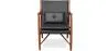 
Wooden Armchair with Armrests - Upholstered in Leather - Annua image 7