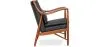 
Wooden Armchair with Armrests - Upholstered in Leather - Annua image 7