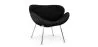Designer Armchair with Footrest - Upholstered - Chunk image 7