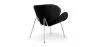 Designer Armchair with Footrest - Upholstered - Chunk image 7