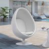 Egg Design Armchair - Upholstered in Fabric - Eny image 7