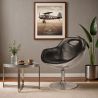 Armchair with Armrests - Aviator Style - Leather - Tulip image 7