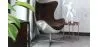 Armchair with Armrests - Aviator Style - Leather and Metal - Cocoon image 7