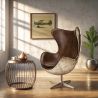 Armchair with Armrests - Aviator Style - Leather and Metal - Cocoon image 7