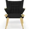 Armchair with Footrest - Upholstered - Grizzly image 7