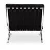 Designer Armchair with Footrest - Upholstered in Faux Leather - Town image 7