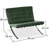 Design Armchair - Upholstered in Faux Leather - Town image 7