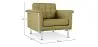 Armchair with Armrests - Upholstered in Faux Leather - Town image 7