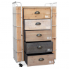 Buy Industrial wooden chest of drawers Natural wood 58845 Home delivery