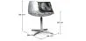 Lounge Chair - Design Chair - Leather & Metal - Cognac image 7