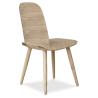 Buy Wooden Dining Chair - Scandinavian Style - Berd Natural wood 58387 Home delivery