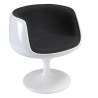 Buy Geneva Chair  - Fabric - White Shell Black 13158 - prices