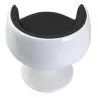 Lounge Chair - White Design Chair - Fabric Upholstery - Geneva image 7
