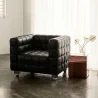 Armchair Upholstered in Vegan Leather Padded - Nubus image 7