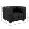 Armchair Upholstered in Vegan Leather Padded - Nubus image 7