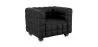Armchair with Footrest - Upholstered in Padded Leather - Nubus image 7
