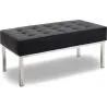 Design Bench - 2 seats - Upholstered in Leather - Konel image 7