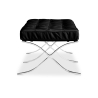 Buy Town Ottoman (2 seats) - Faux Leather Black 13225 at Privatefloor