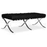 Buy Town Ottoman (2 seats) - Faux Leather Black 13225 - prices