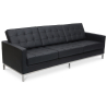 Buy Design Sofa - (3 seats) - Premium Leather Black 13247 - prices