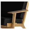Buy Scandinavian design Design Sofa FM350 (2 seats) - Fabric Brown 13249 with a guarantee