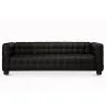 Polyurethane Leather Upholstered Sofa - 3 Seater - Nubus  image 7