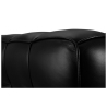 Buy Design Sofa from the Nubus Suite (3 seats) - Faux Leather Black 13255 home delivery